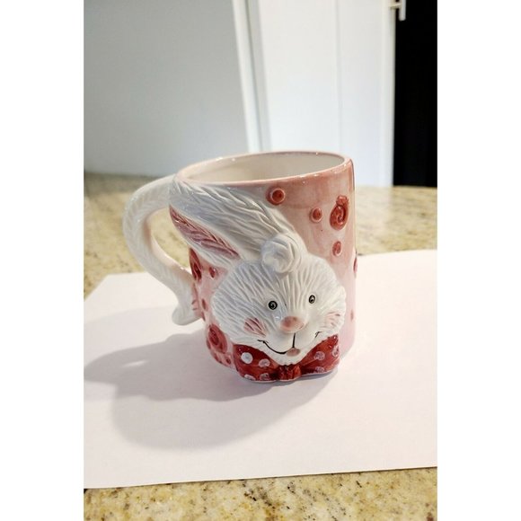Hermitage Dining Hermitage Pottery Bunny Mug Whimsical Sheryl